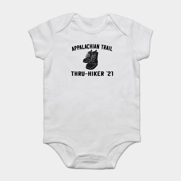 Appalachian Trail Thru Hiker 2021 Baby Bodysuit by Camp Happy Hour